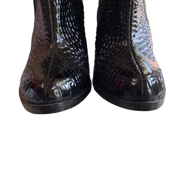 COLIN STUART CROC EMBOSSED BOOTIES - Picture 14 of 16